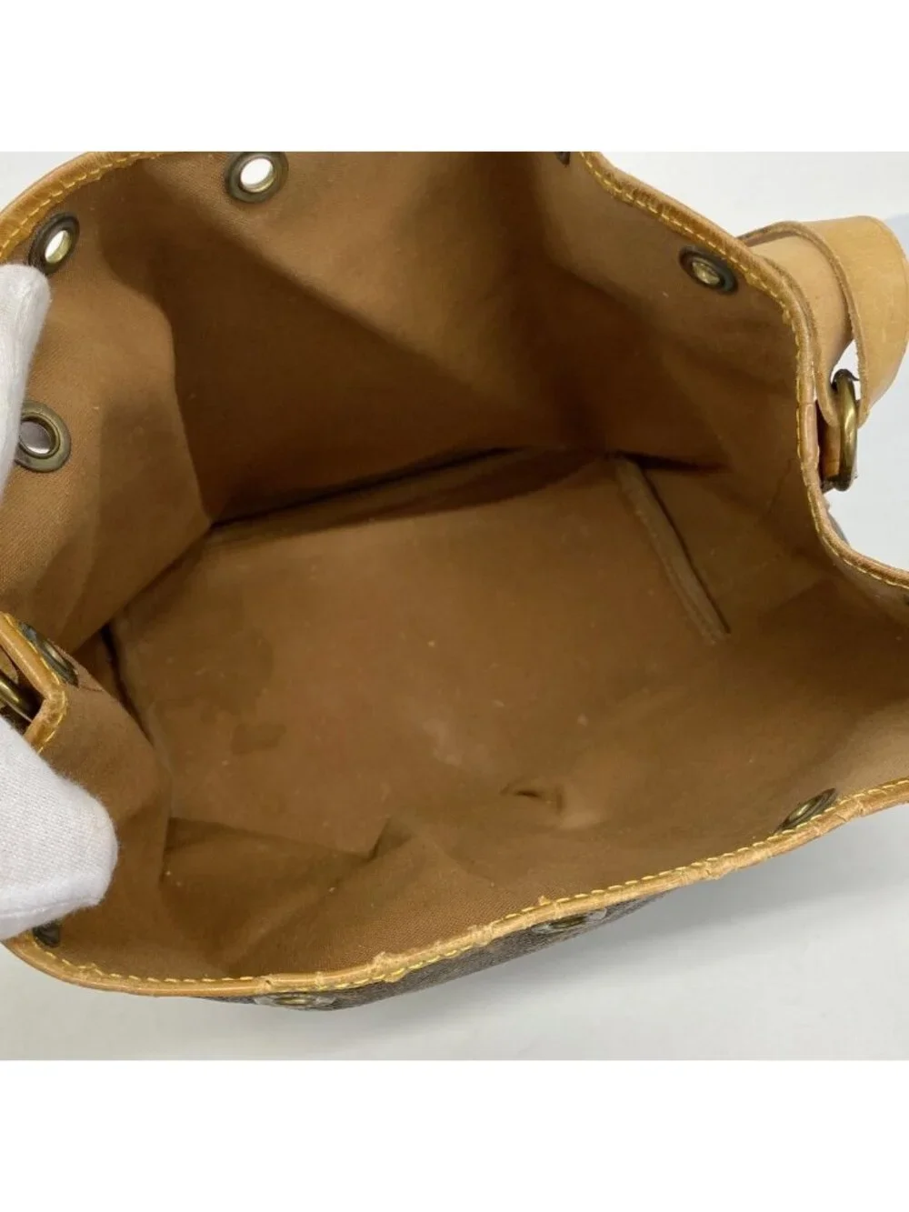 Louis Vuitton Shoulder Bag Monogram Petit Noe Brown